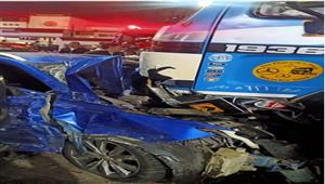 "تريلا ركبت على الملاكي".. حادث مروع بحلمية الزيتون