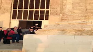 تأخر الظاهرة بسبب الغيوم.. الفيوم تحتفل بتعامد الشمس على معبد قصر قارون