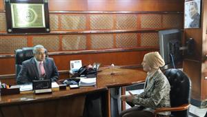 وزير القوى العاملة يلتقي القنصل العام المصري الجديد بالكويت