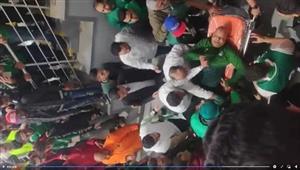 صور.. أول ظهور لمجلس الاتحاد مع المصابين في واقعة "مباراة الأهلي"