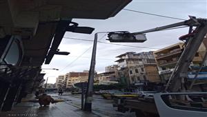 بالصور- تجميل محيط الكنائس بالإسكندرية استعدادًا لعيد الميلاد 