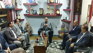 محمود الفولي يستقبل قيادات التربية الاجتماعية بالوزارة وجامعة حلوان..صور