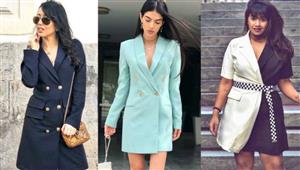 أسرار تنسيق الفستان البليزر.. تعرفي عليها