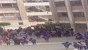 حادث تدافع داخل مدرسة بالعمرانية.. ننشر أسماء وحالة 7 مصابات