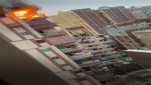  سيارتا إطفاء تخمدان حريقا داخل شقة بالجيزة دون إصابات