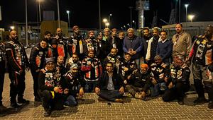 للترويج لمعرض Expo sports.. ميناء سفاجا يستقبل فرق الدراجات النارية بالسعودية 