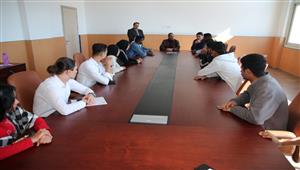 صور.. رئيس جامعة طيبة التكنولوجية يلتقي أعضاء مجلس اتحاد الطلاب