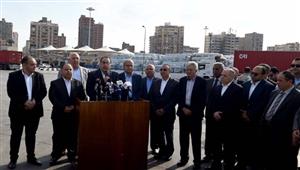 رئيس الوزراء يتفقد مشروع إنشاء كباري فوق أهوسة المالح