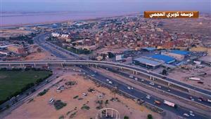 صور جوية.. تفاصيل توسعة كوبري العجمي بطريق "القاهرة - الإسكندرية" الصحراوي