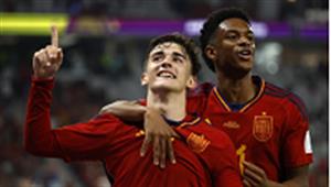 كأس العالم 2022.. جافي يحقق رقم قياسيا جديدًا بمشاركته في مباراة المغرب 
