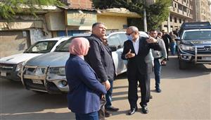 بالصور- محافظ القليوبية يتفقد محيط قصر محمد علي لمتابعة أعمال التجميل 