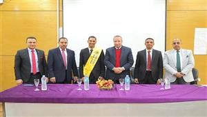 صور.. أحمد سعيد رئيسًا لاتحاد طلاب جامعة السويس و"آلاء" نائبًا