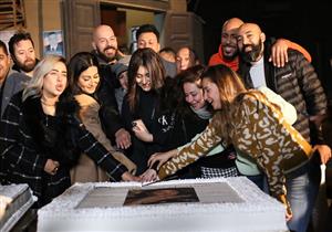  صور| أبطال "بيت الشدة" يحتفلون بانطلاق التصوير بمدينة الإنتاج الإعلامي