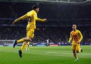 برشلونة يخطف تعادلاً قاتلاً أمام إسبانيول في الدوري الإسباني