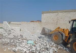 إزالة 187 تعديًا على أراضي زراعية في بني سويف