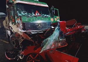 بالاسماء.. إصابة ٤ شباب في اصطدام سيارة بعمود إنارة بـ"زراعي البدرشين"