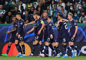 مانشستر سيتي يكتسح سبورتنج ويقترب من ربع نهائي الأبطال