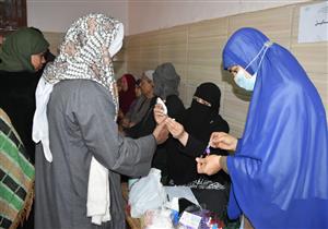 صور - قافلة طبية مجانية في قرية كفر الحما بالمنوفية