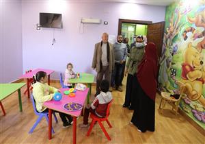 نائب محافظ الوادي الجديد تتفقد مركز علاج ذوي الهمم (صور)