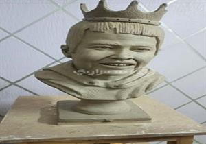 بالفيديو والصور.. قصة تمثال يُخلد ملامح الطفل ريان في المنيا