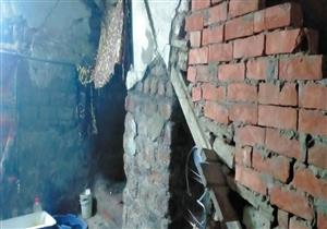 بالصور - تصدع 4 منازل مأهولة بالسكان في أسيوط