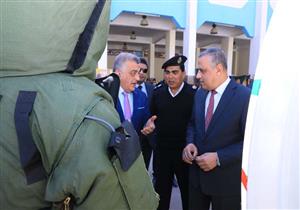 بالصور.. محافظ سوهاج ومدير الأمن يشهدان فعاليات اليوم العالمي للحماية المدنية