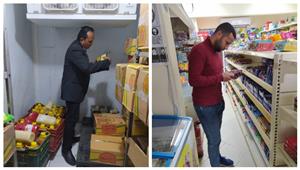 صور - إعدام أغذية منتهية الصلاحية خلال حملة صحية في رأس سدر بجنوب سيناء