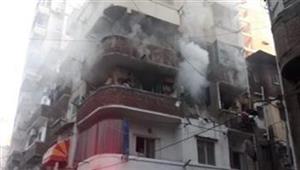 حريق شقة بجوار مدرسة في أبو النمرس 