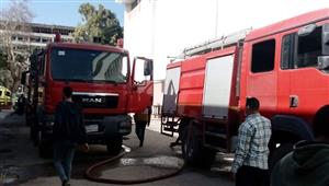 اشتعال كابينة كهرباء أمام عقار بكفر طهرمس 