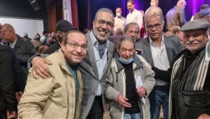 مجدي نجيب يظهر بعد غياب في انتخابات المؤلفين والملحنين (صور)