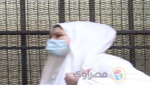 وصول أسرة حنين حسام لحضور جلسة النطق الحكم بقضية الاتجار بالبشر