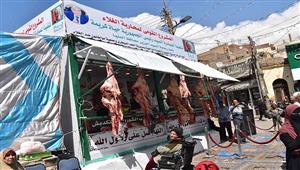 الكيلو بـ 100 جنيه.. محافظ المنيا يفتتح منفذًا لبيع اللحوم المُدعمة (صور)