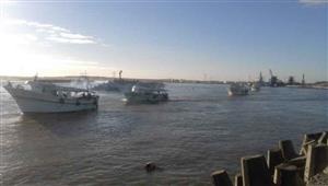 بعد توقف 3 أيام.. استئناف حركة الملاحة في كفر الشيخ