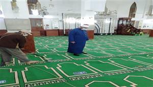 بالصور.. حملة لتنظيف وتطهير المساجد في السويس قبل رمضان