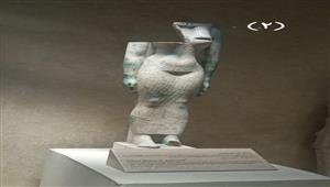 تمثال لملكة بطلمية على هيئة أبو الهول.. متحف شرم الشيخ يحتفل باليوم العالمي للفن – صور