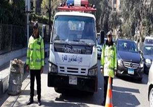 رفع 48 سيارة ودراجة نارية متروكة ومتهالكة من شوارع القاهرة والجيزة