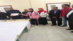 فاز بالمركز الثاني على الجمهورية.. تكريم فريق كرة اليد في الوادي الجديد (صور)