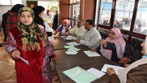 بالصور.. الكشف على 338 مواطنًا في قافلة مجانية بالمنوفية