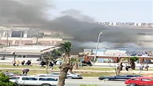  اندلاع حريق داخل جهاز مدينة حدائق أكتوبر