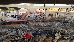  "الخرسانة وقعت عليهم".. مصرع طفل وإصابة 7 عمال في انهيار مسجد بدر 