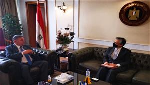 وزير قطاع الأعمال يبحث مع سفير اليابان فرص التعاون المشترك