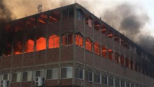 التحريات: مصنع النيل مرخص والحريق بالطابقين الثالث والرابع