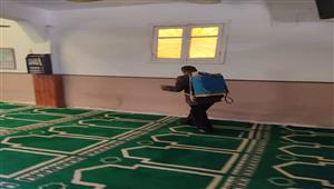 استعدادًا لصلاة عيد الفطر.. تطهير مساجد برج العرب في الإسكندرية- صور 