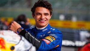 نوريس يصف احتلاله المركز الثاني بفورمولا-1 البريطاني بالجنوني