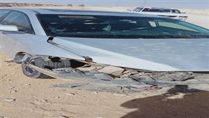 إصابة شخص في انقلاب سيارة ملاكي بطريق الواحات