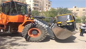 الجيزة: استمرار حملات مطاردة التوك توك بحدائق الأهرام- فيديو