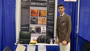 روبوت المهام الصعبة.. محافظ الغربية يهنئ الطالب الحاصل على المركز الثالث عالميًا 