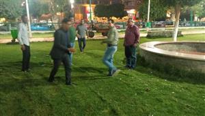 بالصور - حملة لتنظيف وصيانة كورنيش المنيا استعدادًا للصيف