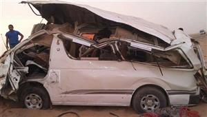 6 جثث على الطريق.. حادث مروع في أبو قرقاص بالمنيا