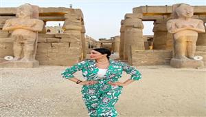 بالصور.. نسرين طافش في أحضان الحضارة المصرية